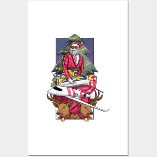 Discreet santa Posters and Art